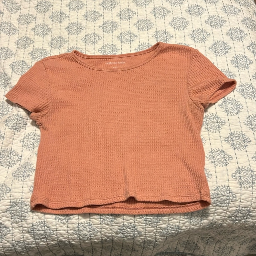 Pink American eagle crop tops